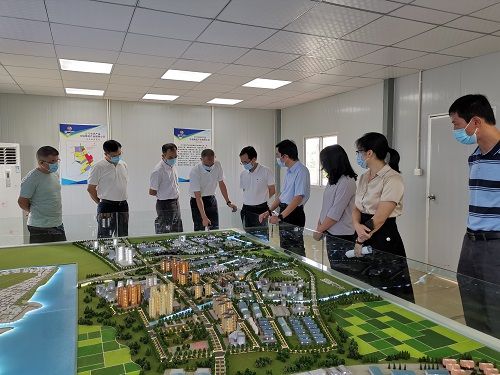 市领导督查未按进度完成重点项目建设